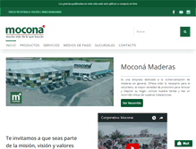 Tablet Screenshot of mocona.com.ar